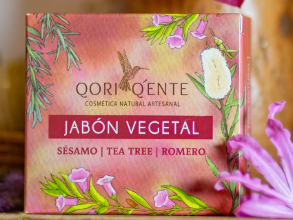 Jabón Vegetal - Sésamo, Tea Tree y Romero 120gr