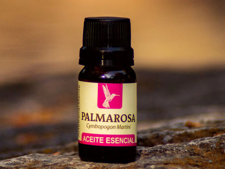 Aceite Esencial Palmarosa 10cc - 100% Puro