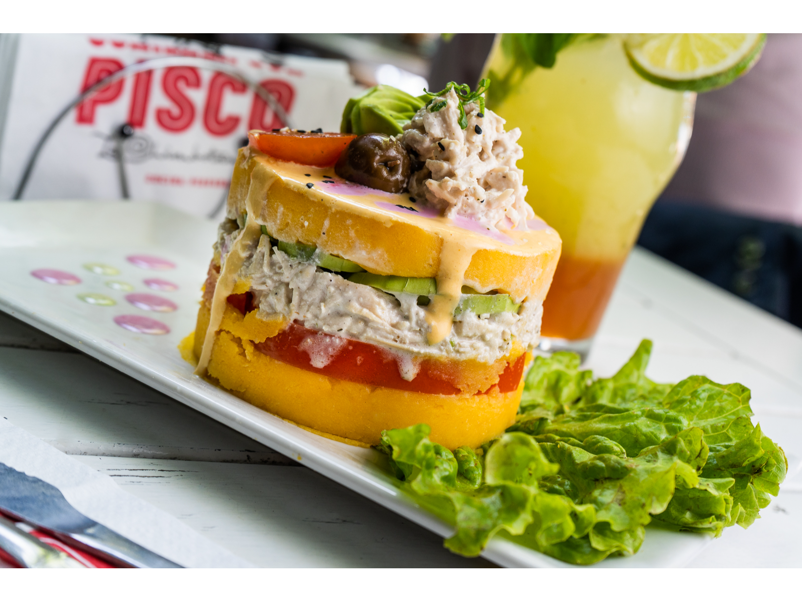 Causa de pollo de La Chimbotana myMark