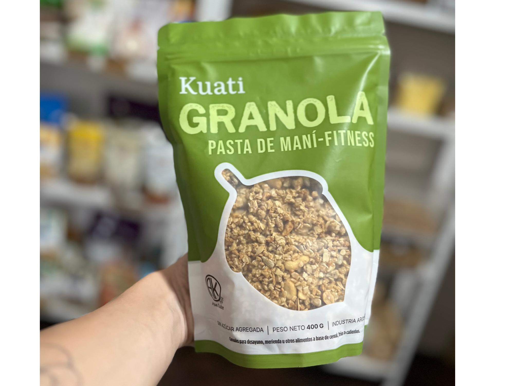 Granola 400grs kuati sabor pasta de maní