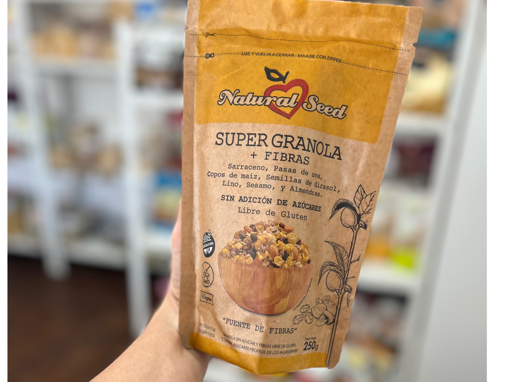 Granola Natural Seed Sin tacc