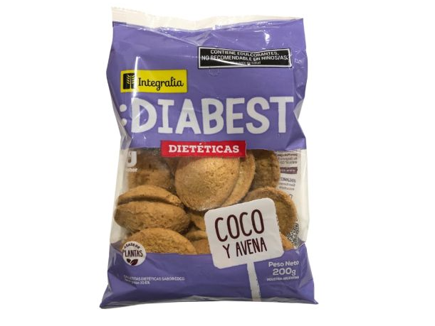 DIABEST GALLETITA COCO Y AVENA