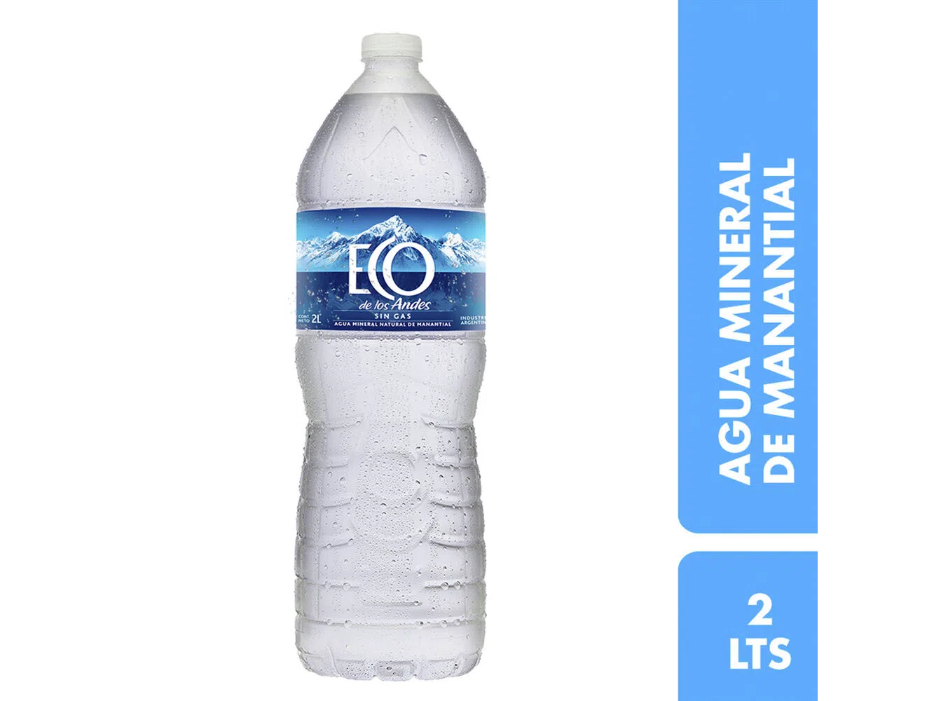 AGUA ECO DE LOS ANDES SIN GAS 2LT.