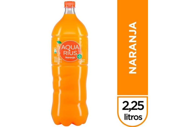 AQUARIUS CEPITA NARANJA PET X2.25L. (6)