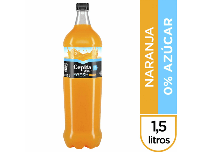 CEPITA DEL VALLE FRESH NARANJA 1.5LT.