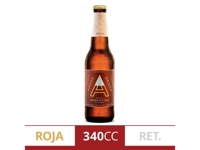 ANDES ORIGEN ROJA 340ML RETORNABLE