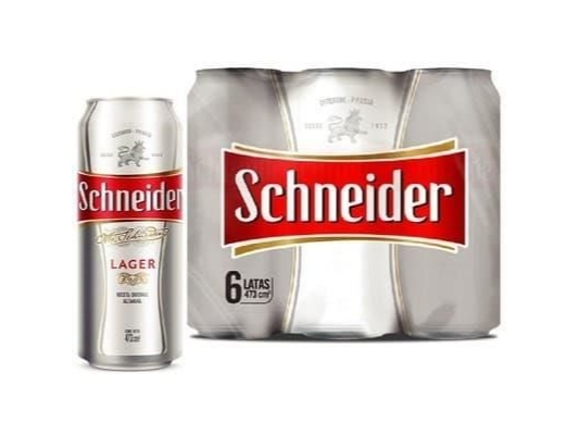 SCHNEIDER LAGER 6 x 473ML.