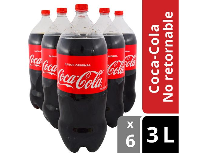 COCA COLA 3LT. DESCARTABLE