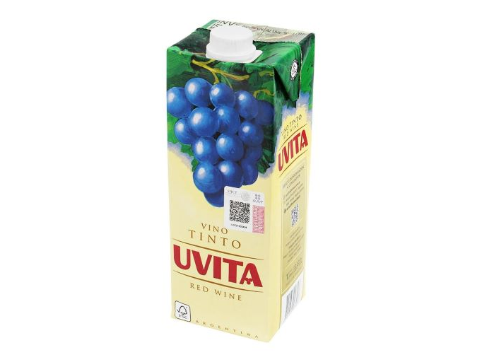 VINO UVITA TINTO 12x1LT.