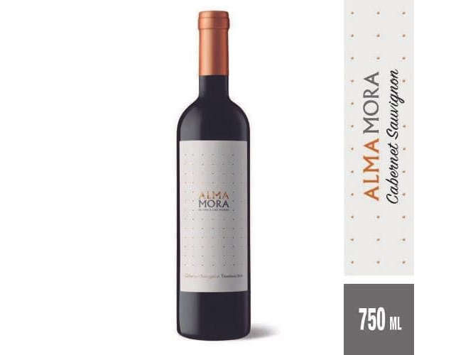 VINO ALMA MORA CABERNET SAUVIGNON 750 ML.