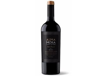 VINO ALMA MORA RESERVA MALBEC 750ML.