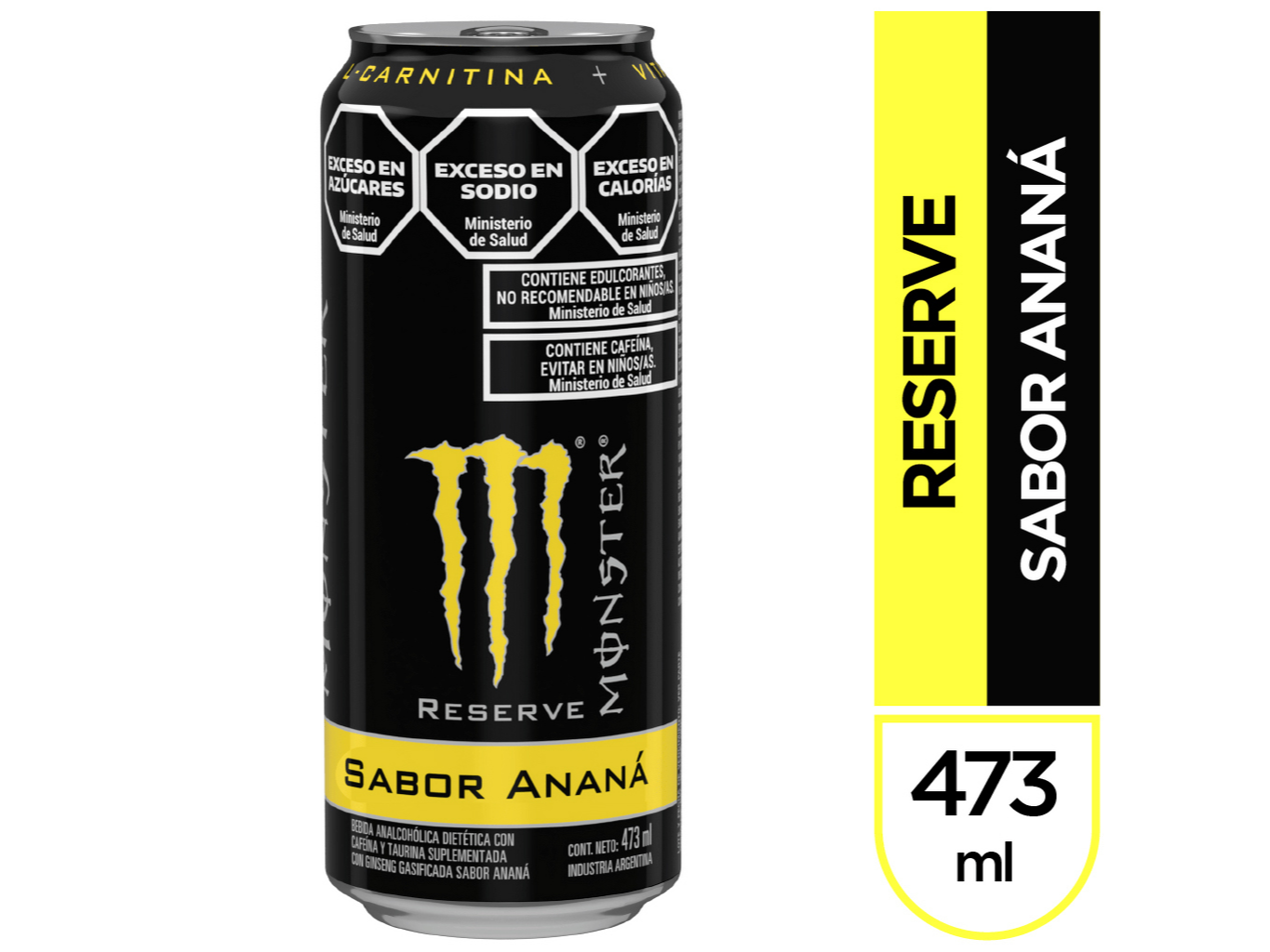 MONSTER RESERVE WHITE ANANA 6X473ML.