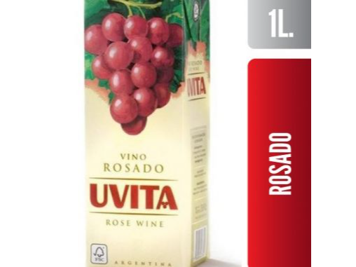 UVITA ROSADO 12x1LT.