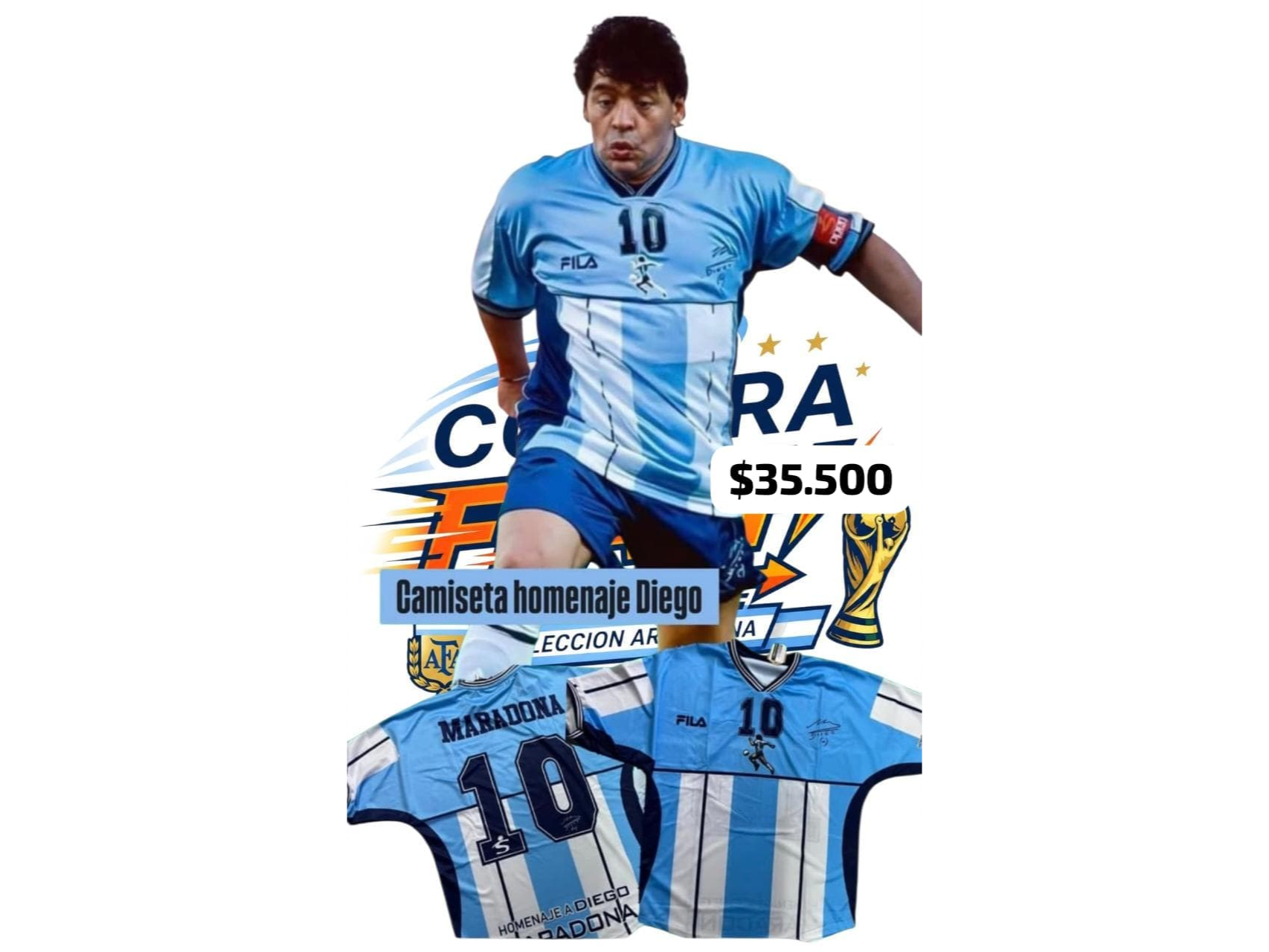 Homenaje a diego retro