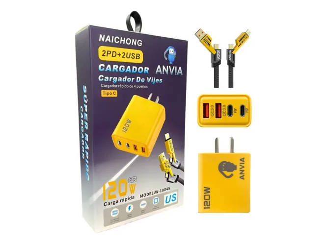 Cargador carga rapida  120w