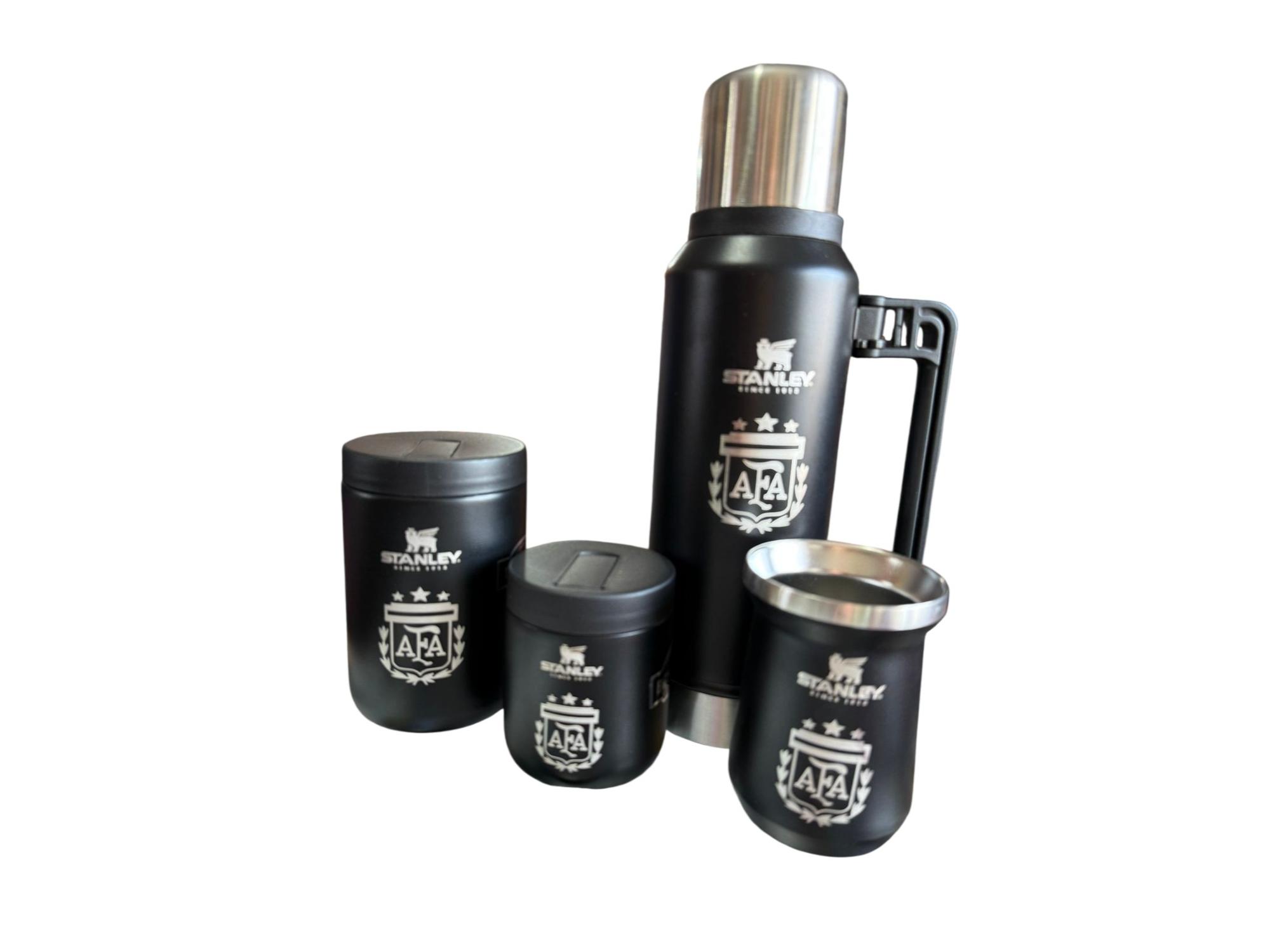 Kit Matero Stanley AFA – Termo + Mate + Yerbera + Azucarera + Bombilla