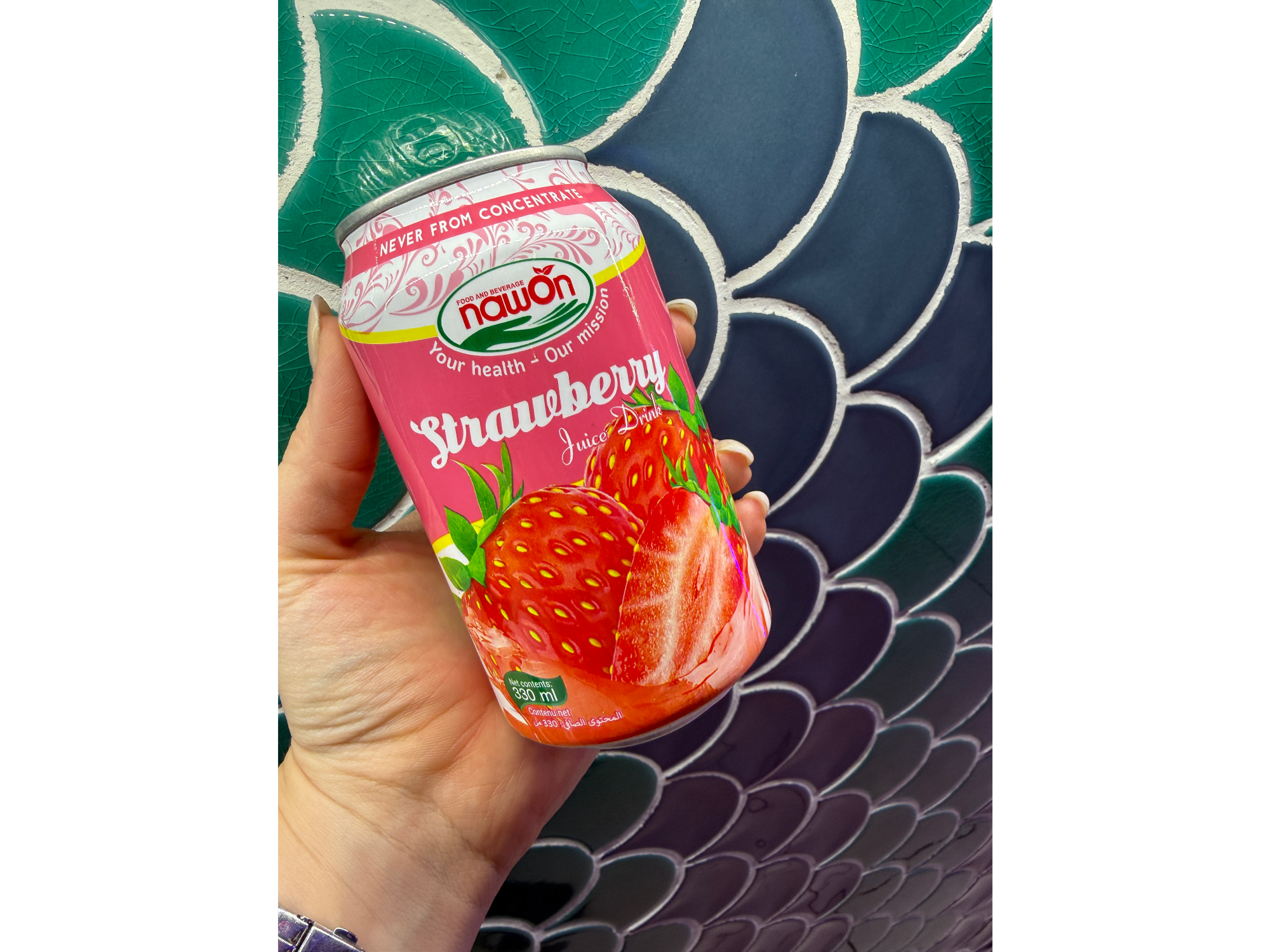Jugo importado frutilla
