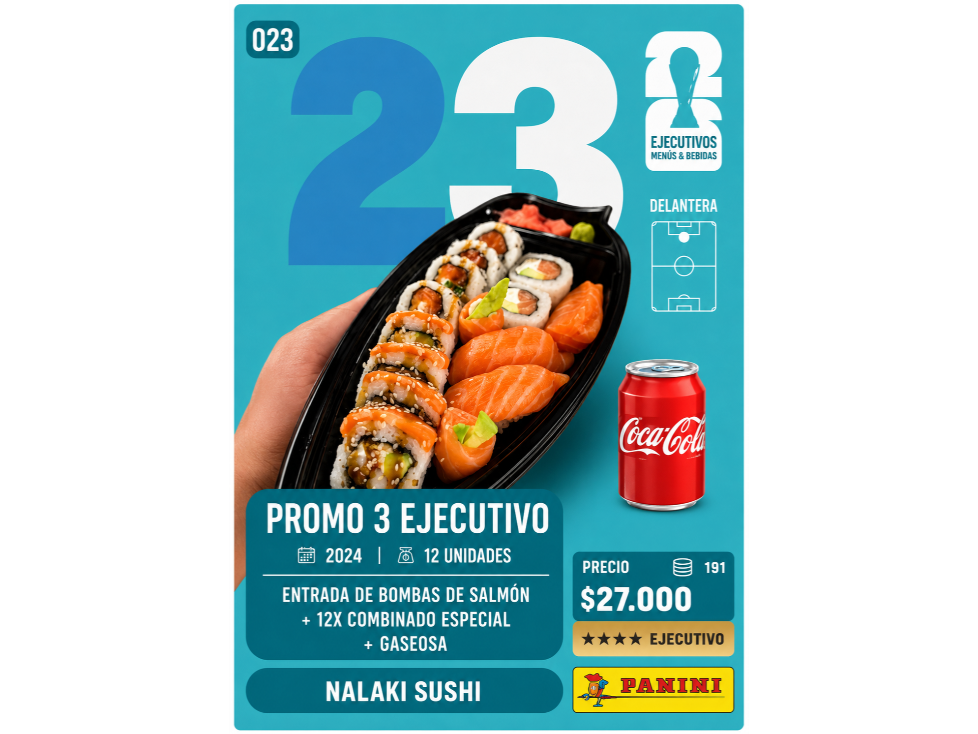 12x combinado especial + entrada + bebida