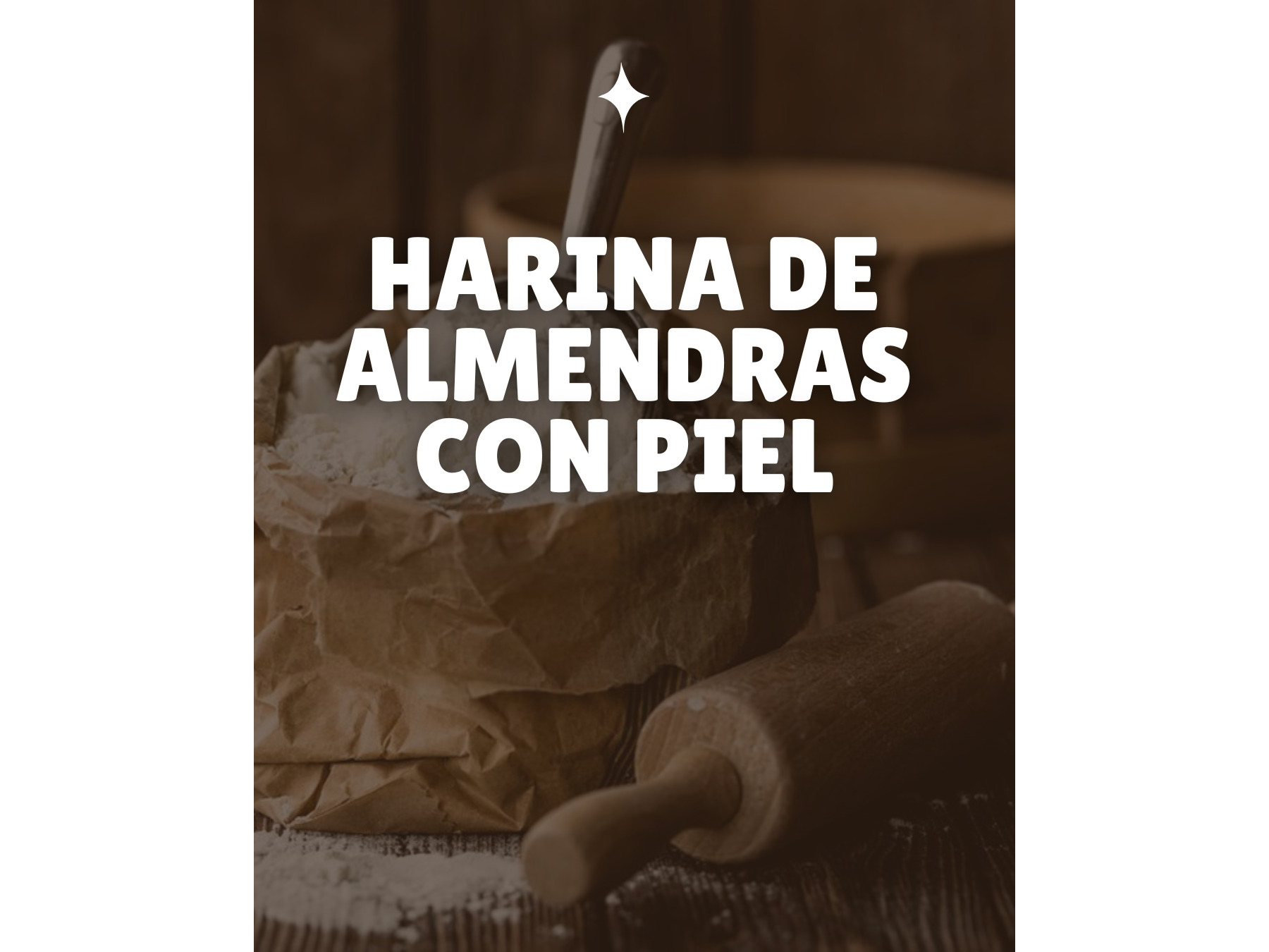 HARINA DE ALMENDRAS CON PIEL