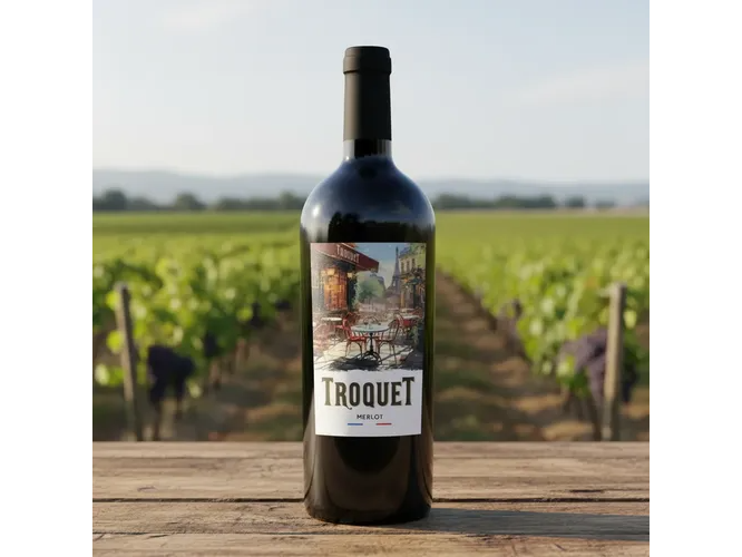 Troquet Merlot 2022 Vin de France, Landerrouat, Gironde