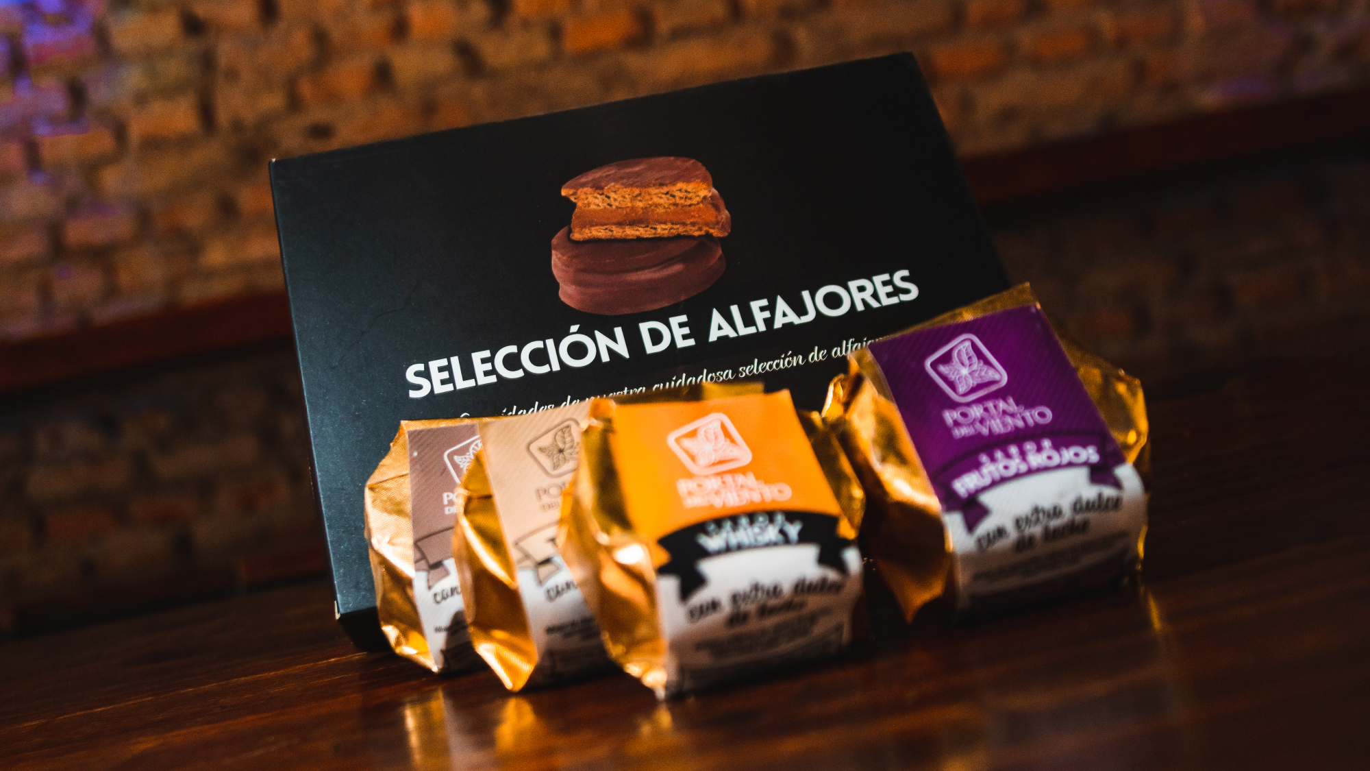 CAJA DE ALFAJORES PREMIUM X6
