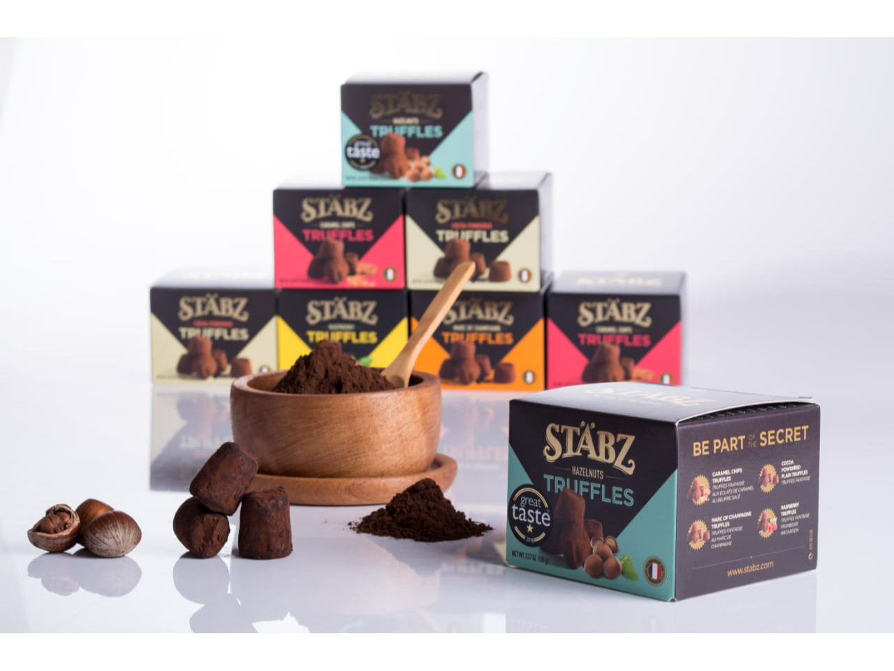 TRUFAS STABZ X 100 G (VARIOS SABORES)