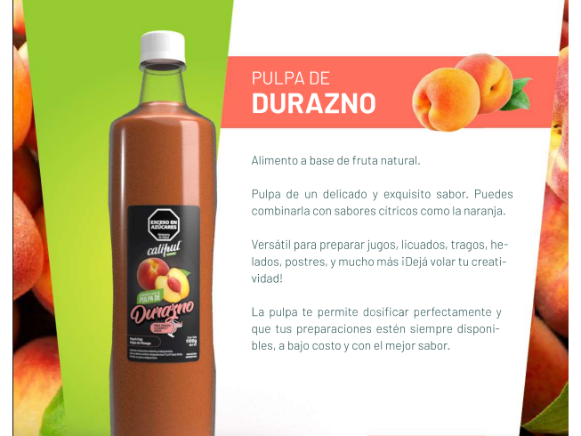 Pulpa Durazno