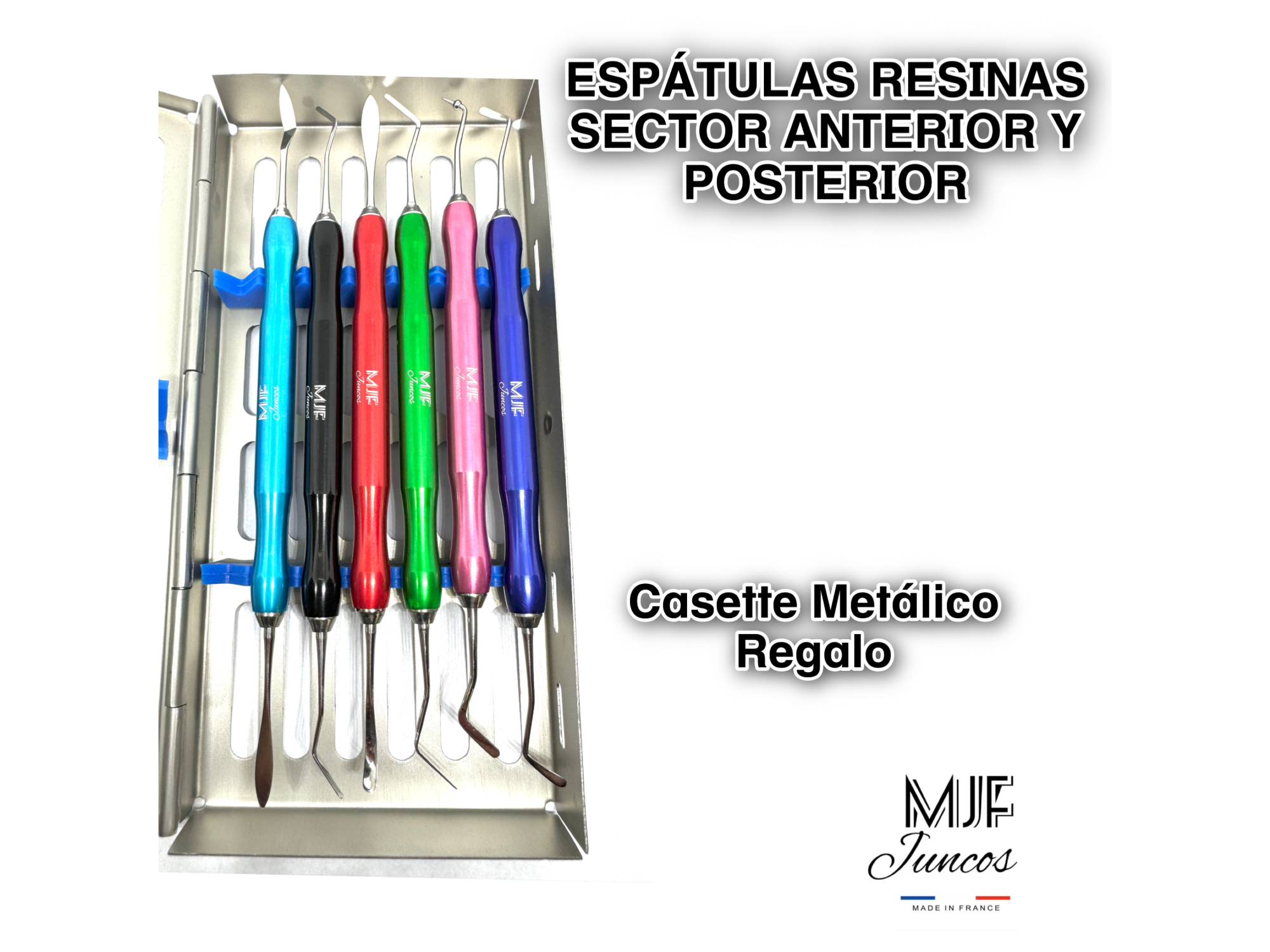 Espátulas MJF multicolor kit x 6 Anterior y Posterior