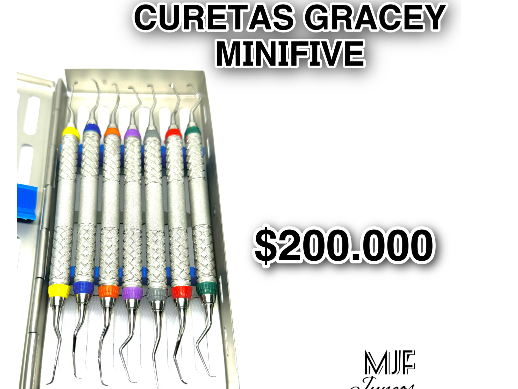 Curetas Gracey Mini Five kit x 6 + casette