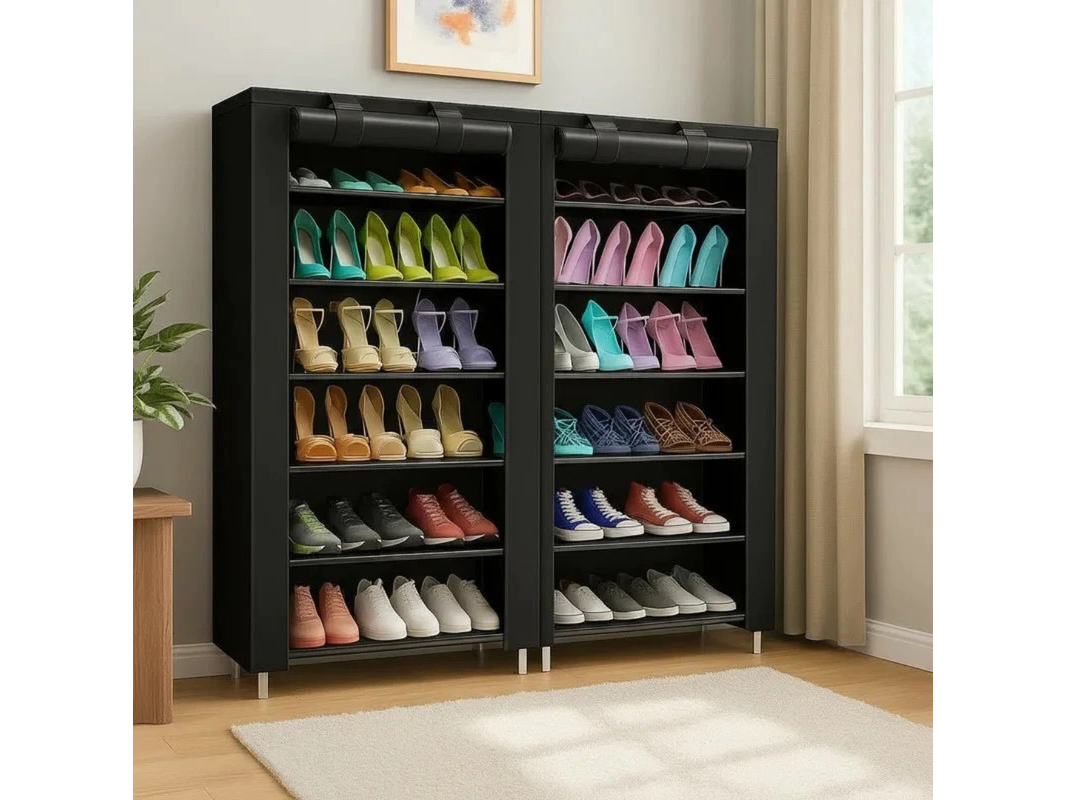 👟✨ Zapatero Doble con Puertas – Gran capacidad