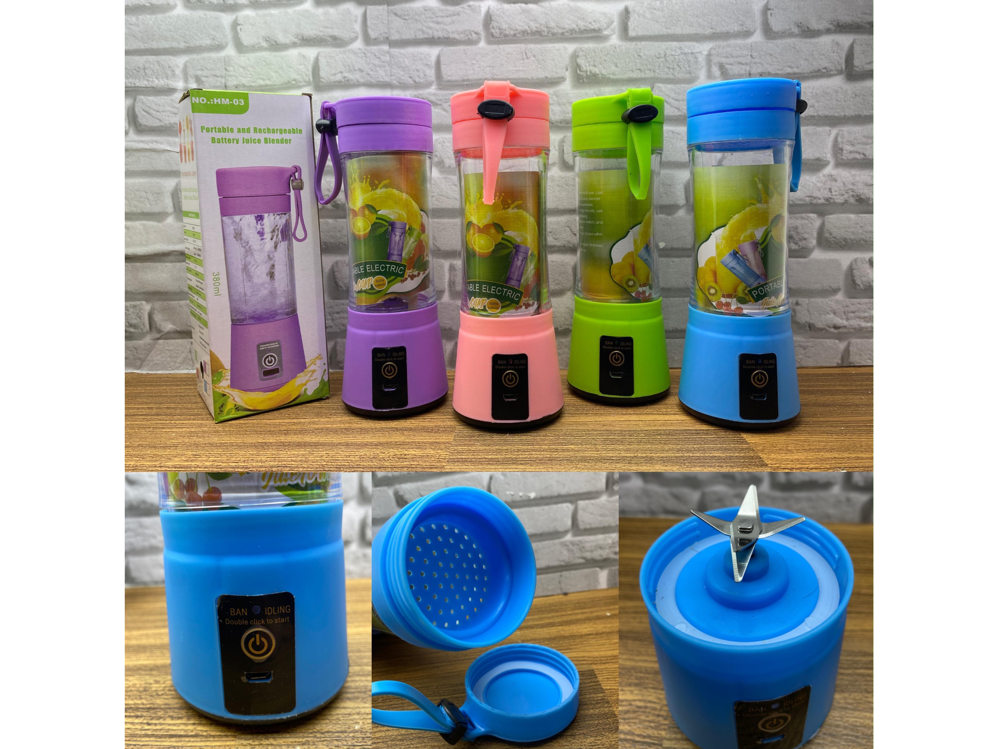 🥤⚡*Mini Licuadora Portátil Recargable USB*⚡🥤