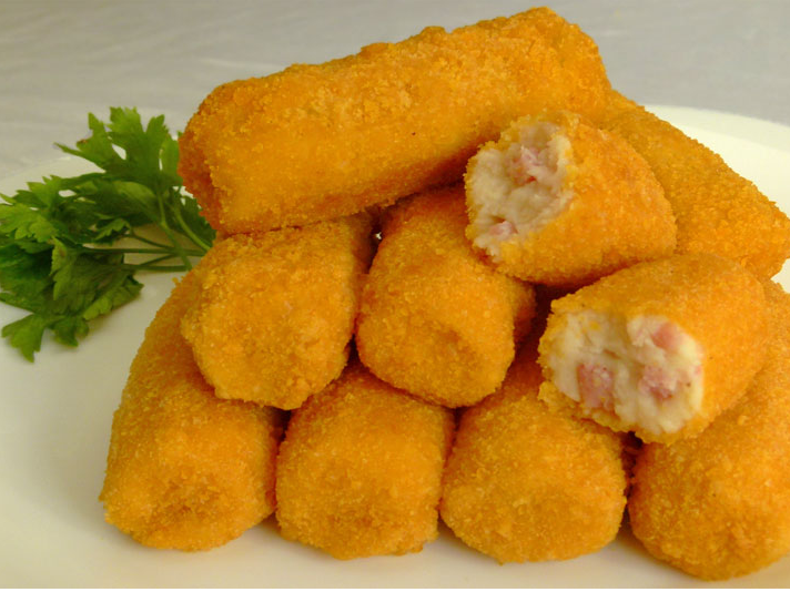 Croqueta Papa/Jam/Q x 6kg. . ARTICO