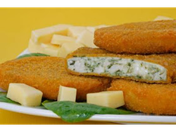 Medallon de Merluza Prefrito c/ Espinaca y Queso x 5kg