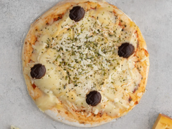 Pizza 4 Quesos 4 porciones c/aluminio