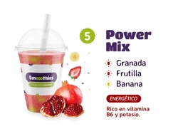 SMOOOTHIES #5 POWER MIX (BANANA, FRUTILLA Y GRANADA)