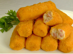 Croqueta Papa/Jam/Q x 6kg. . ARTICO