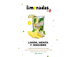 LIMONADA N 1- LIMON MENTA Y JENGIBRE x15UNIDADES
