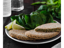 MEDALLON DE POLLO C/ ESPINACA 6KG - TIERNIS