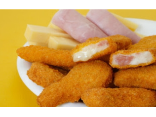 Formados de Pollo con Jamon y Queso x 5kg - VIDAL