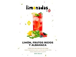 LIMONADA N 3-LIMON FRUTOS ROJOS Y ALBACA x15UNIDADES