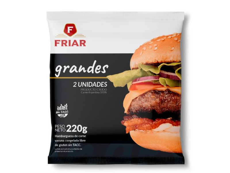 Hamburguesas 20x2x110gr FRIAR