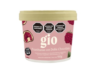 FRAMBUESAS bañadas en doble chocolate x 150gr x5uni  GIO