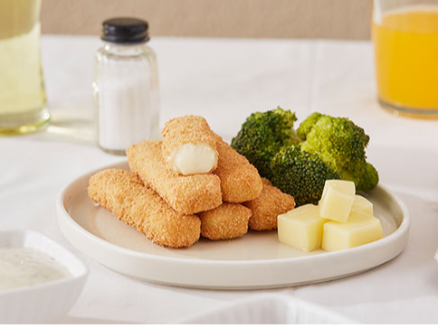 Cañoncito de Muzzarella Rebozados (BASTONES)  x5Kg