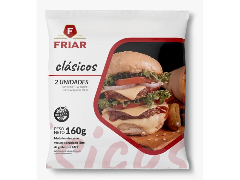 Hamburguesas 30x2x160gr FRIAR