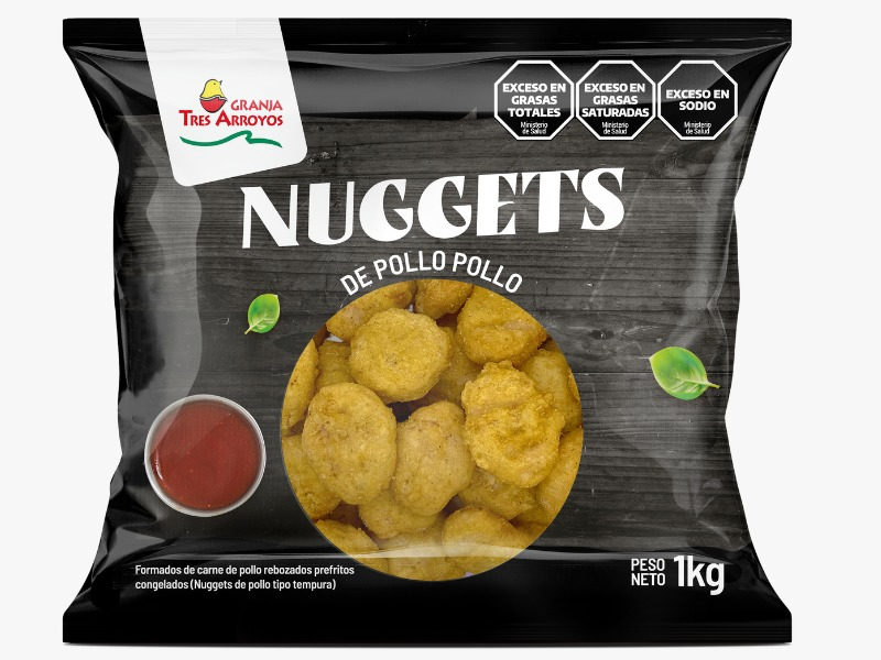 Nugget de pollo tipo tempura x5kg TRES ARROYOS