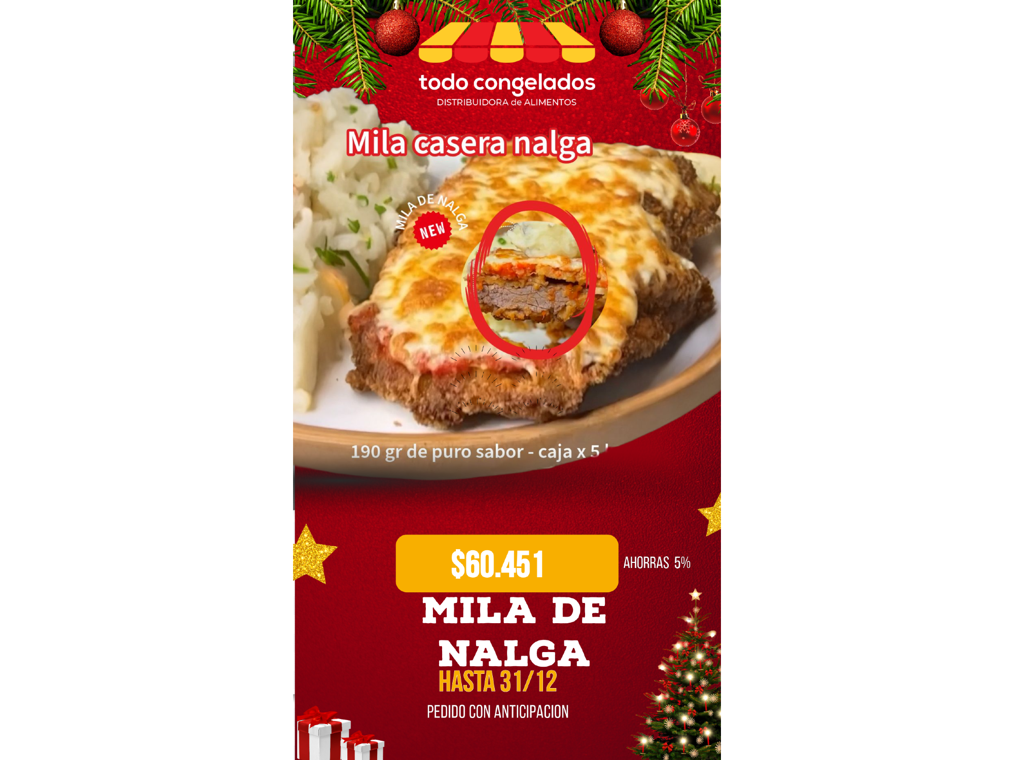 milanesa de nalga lutti x 5kg promo fiestas