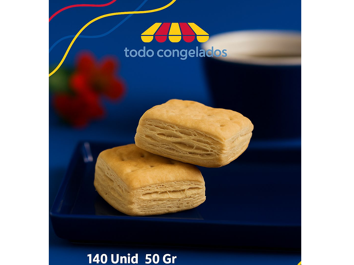 Criollo Cuadrado pref. (Caja x140u de 50g c/u) PASTELINO