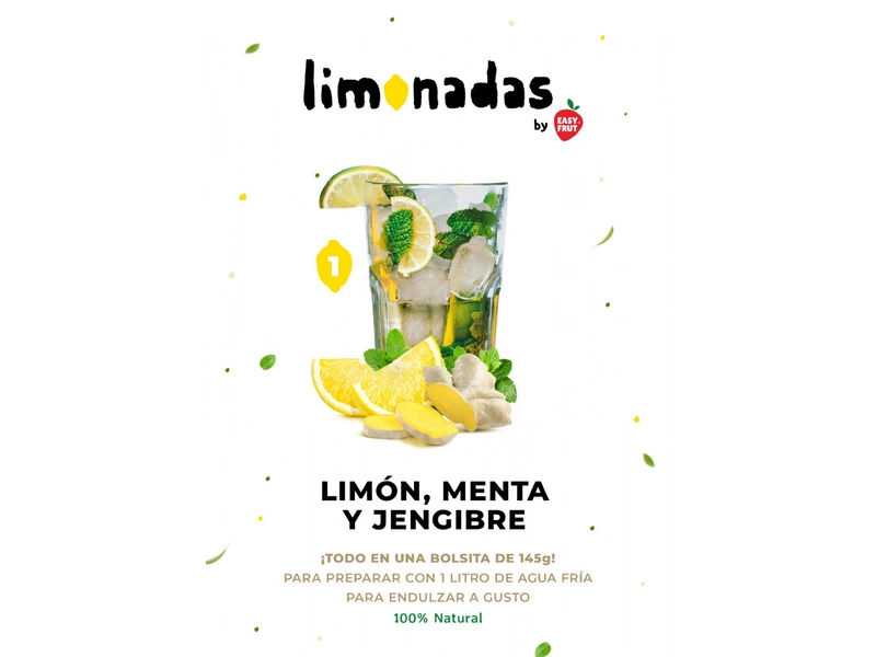 LIMONADA N 1- LIMON MENTA Y JENGIBRE  x15UNIDADES