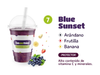 SMOOOTHIE #7 BLUBERRY SUNSET (ARANDANO, FRUTILLA, BANANA)
