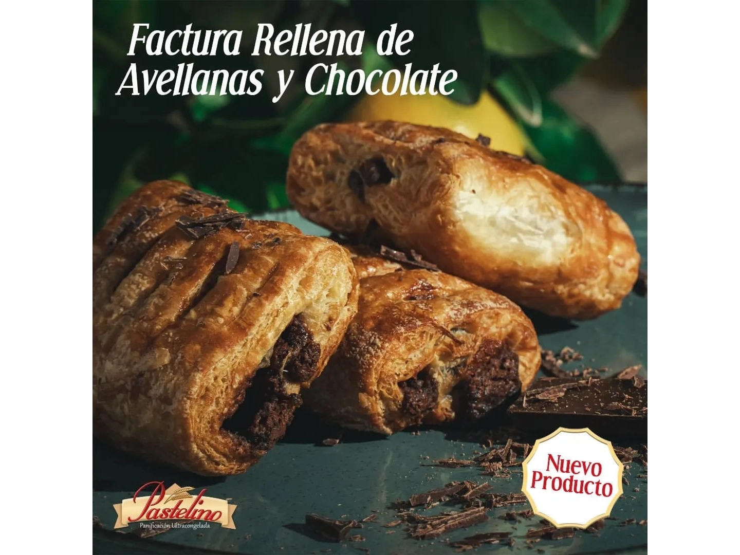 Pañuelito relleno chocolate y avellanas (Caja x135u de 50g c/u) PASTELINO